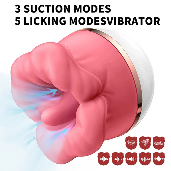 Rose Sucking Licking Vibrator