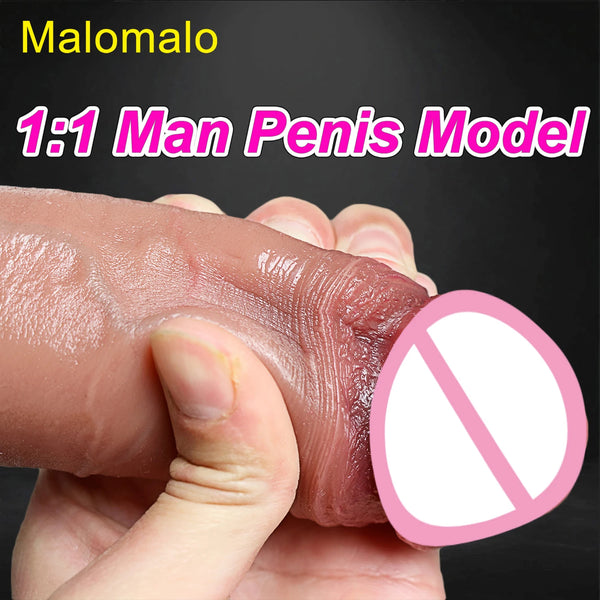 Soft Realistic Skin Feel Human Penis Dildo
