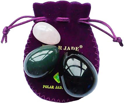 Set of 3 Yoni Eggs for Women by Polar Jade