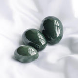 Genuine Nephrite Jade Eggs 3-piece Set