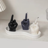 Creative Middle Finger Shaped Gesture Scented Candles