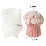 3D Large Rose Candle Silicone Mold