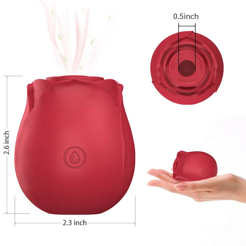 Rose Shape Vagina Sucking Vibrator