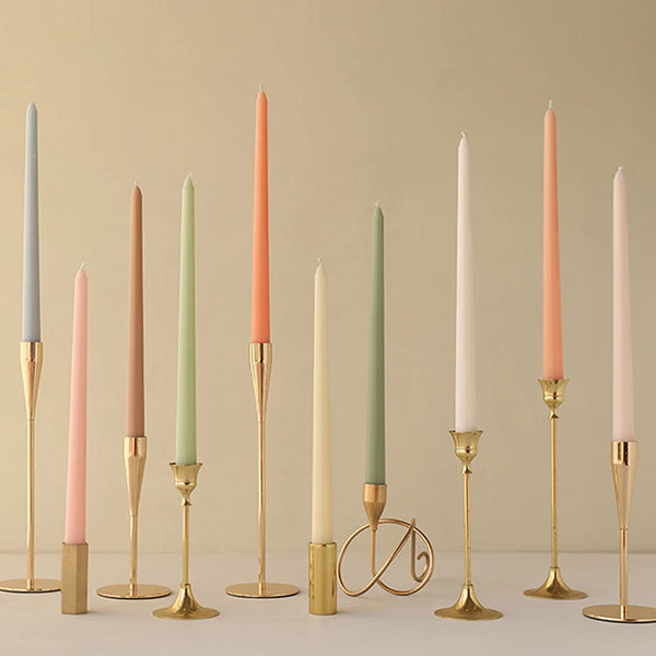 4pc Gradient Color Long Candles
